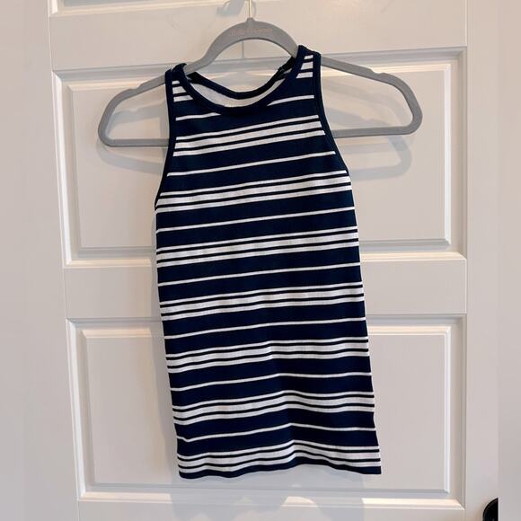 Athleta Seamless Stripe Renew Athletic Tank Top - Picture 2 of 4